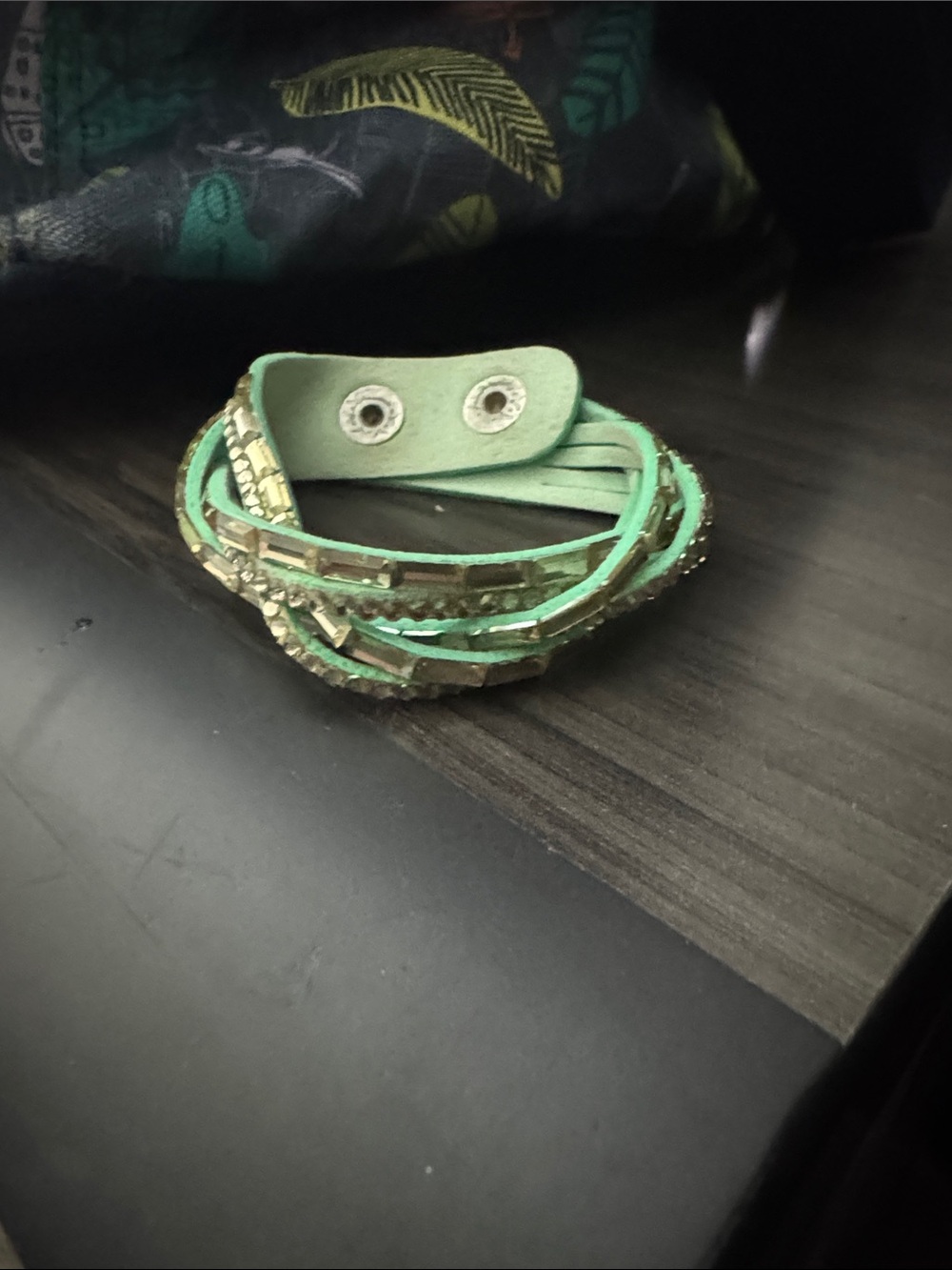 Mint Green Multi-Strand Snap Bracelet